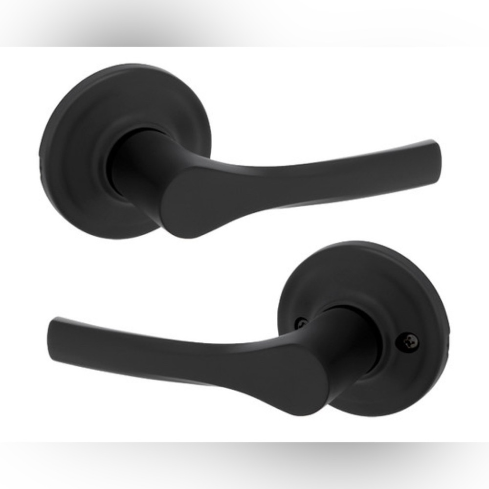 KWIKSET || Henley Hall/Closet Passage Lever in Matte Black - 200HYL514 ✨NIB✨